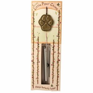 New Jacob’s Little Piper Paw Print Wind Chime